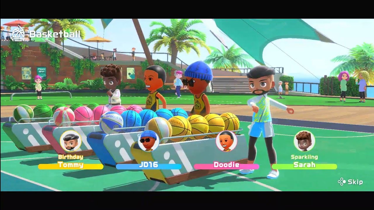 Nintendo Switch Sports - Basketball (2 Players, Three Point Contest)