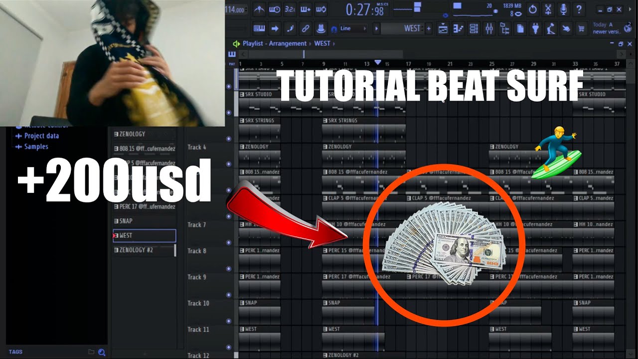 CON ESTE BEAT HICE +200USD Y TE ENSEÑO COMO HACERLO (Tutorial Surf)