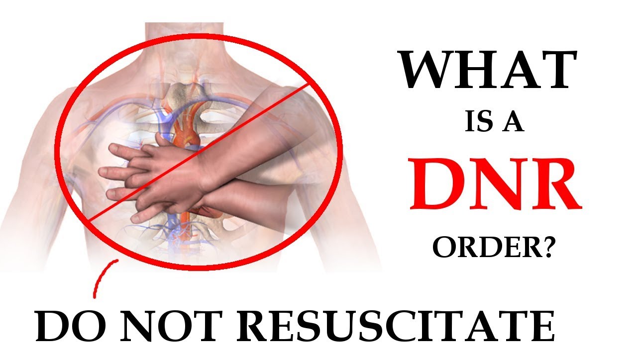 What does DNR order mean for patients?