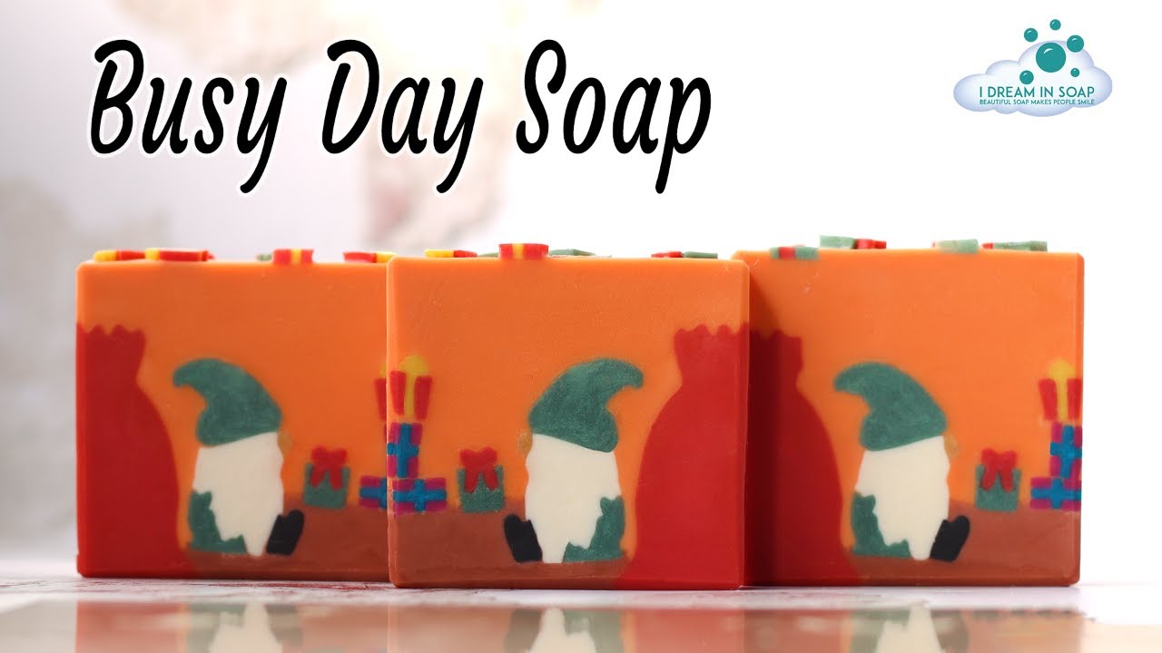 🎄Making Busy Day Cold process soap🎄Christmas soap making ☃️I Dream in Soap.