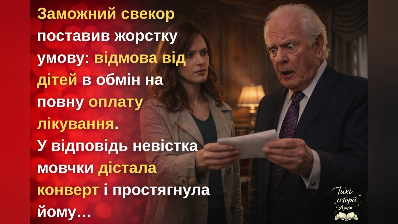 Жорстока пропозиція свекра: покинь дітей! Та відповідь невістки його шокувала...