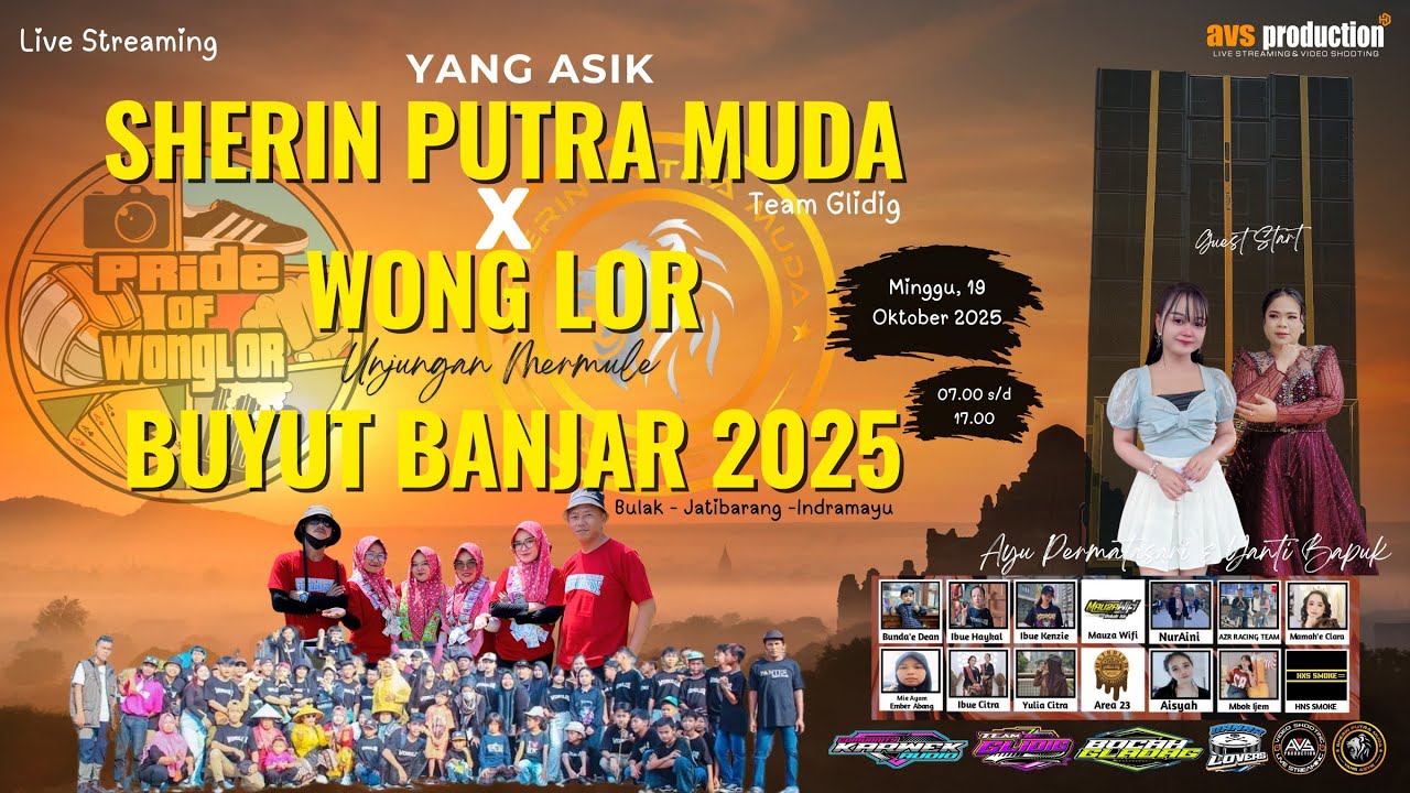 🔴LIVE STREAMING NGARAK || SHERIN PUTRA MUDA || UNJUNGAN BUYUT BANJAR || LIVE BULAK JTB, 19 10 2025