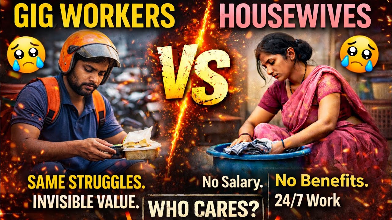 Is a Housewife an Unpaid Gig Worker? | No Salary, No Benefits 💰🫣