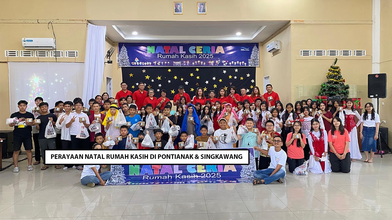 Perayaan Natal Rumah Kasih di Pontianak dan Singkawang Tahun 2025
