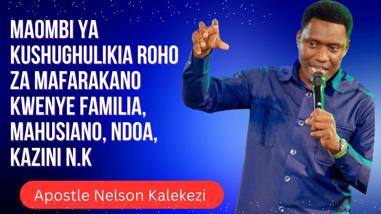 MAOMBI YA KUSHUGHULIKIA ROHO ZA MAFARAKANO.