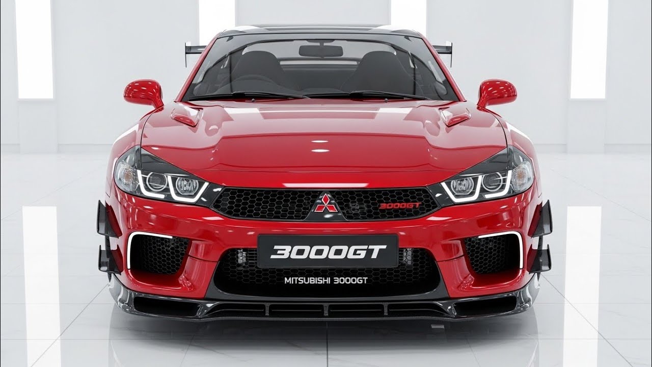 【伝説復活】三菱3000GT 2026が未来すぎる！ツインターボ級の怪物登場
