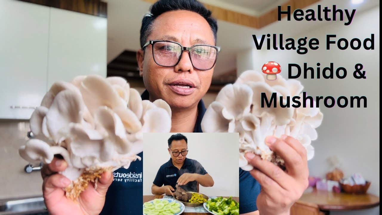 गाउँको स्वाद 😋 Mushroom Curry र कोदोको ढिडो | Traditional Nepali Village Food