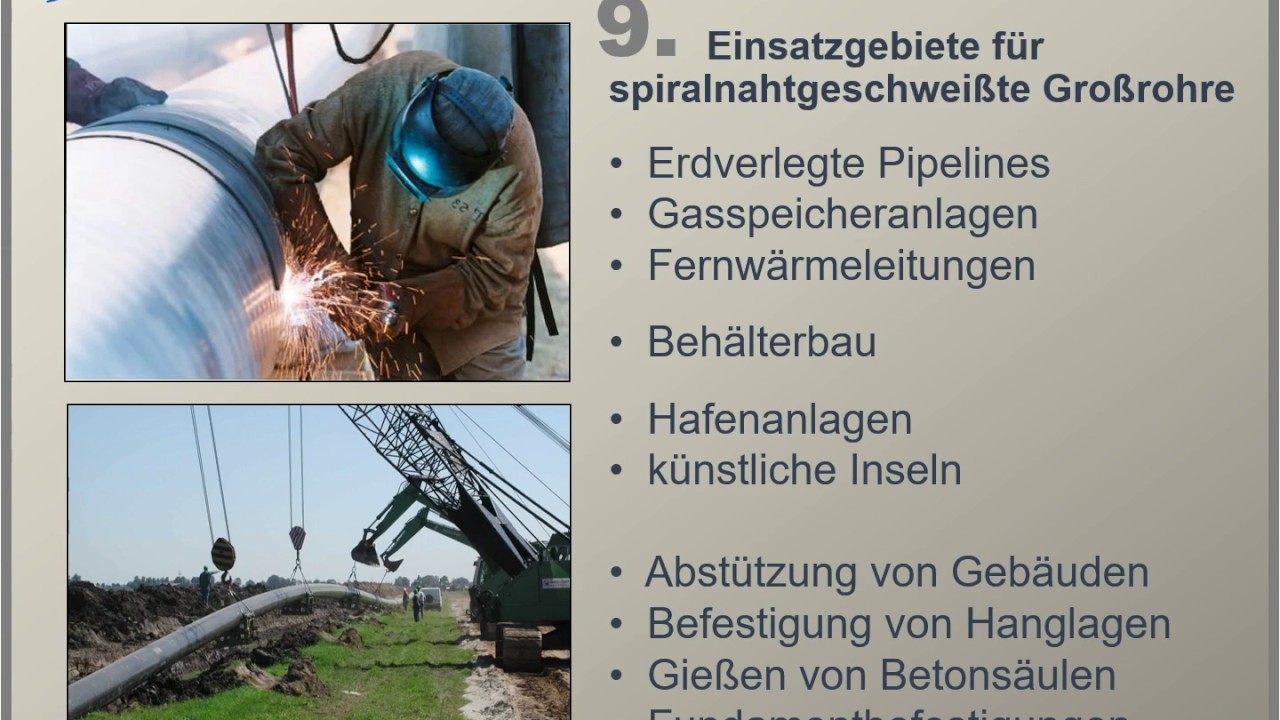 Spiralnahtrohre - Wissensfloater 118