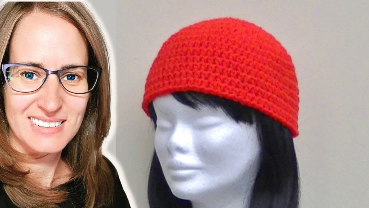 Half Double Crochet Hat Tutorial  hattutorial 