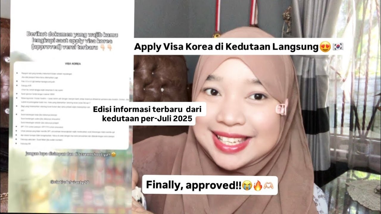 CARA APPLY VISA KOREA 2025 TERBARU | Tanpa Agen! Disetujui dalam Sekali Coba! 