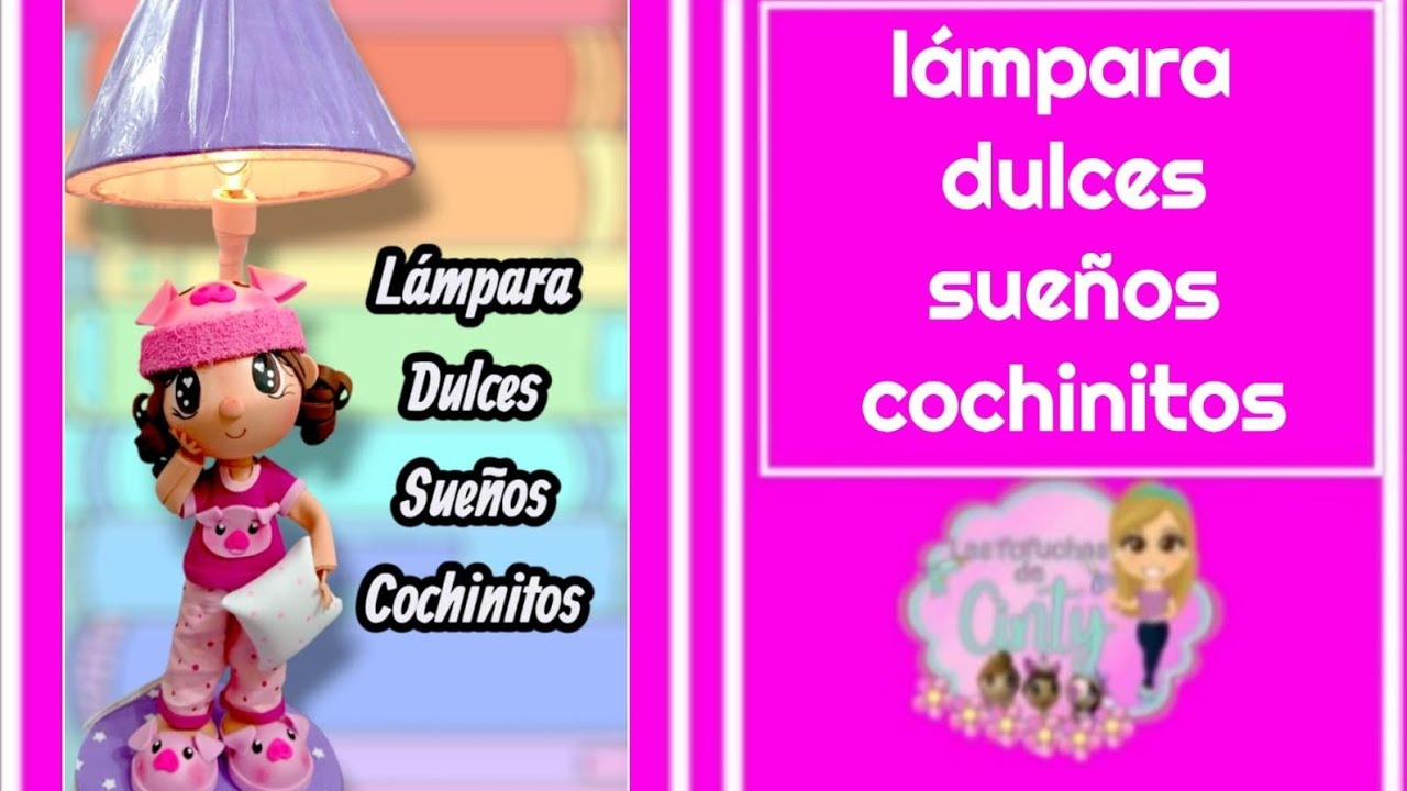 Clase 1404 lámpara dulces sueños cochinitos