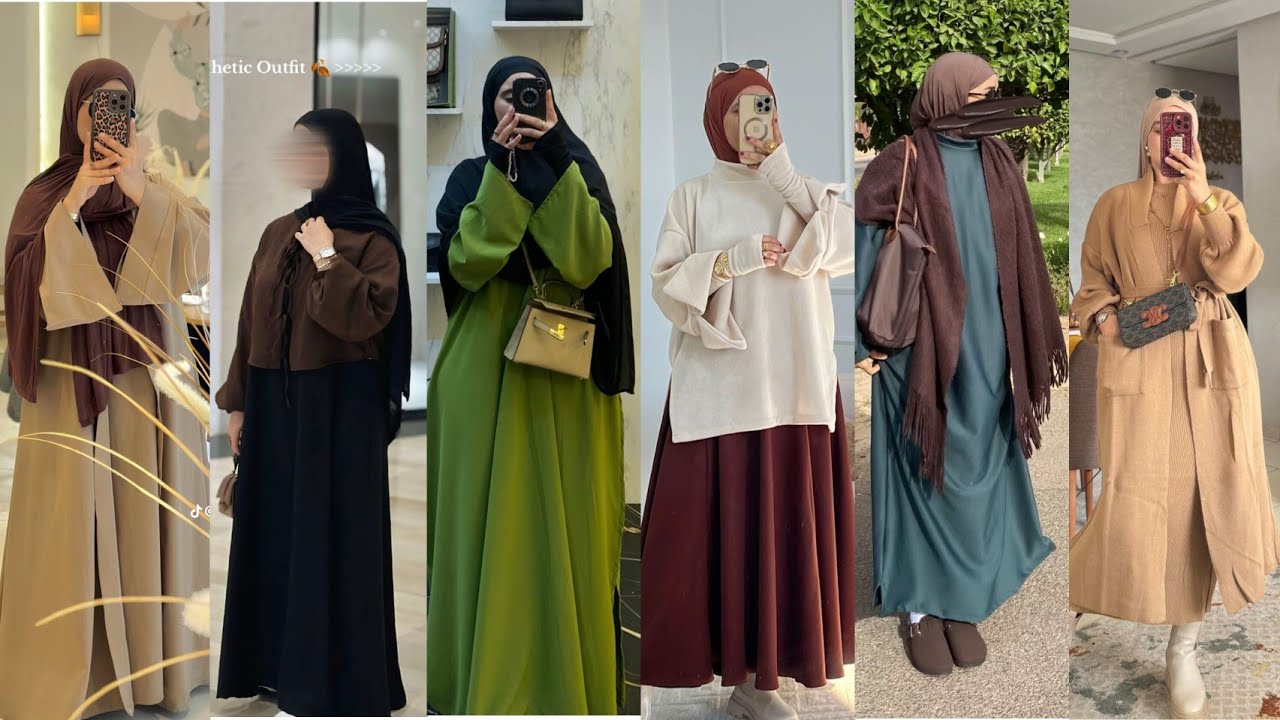 اجمل موديلات الحجاب الشرعي شتاء 2026 hijab fashion winter style 🩷
