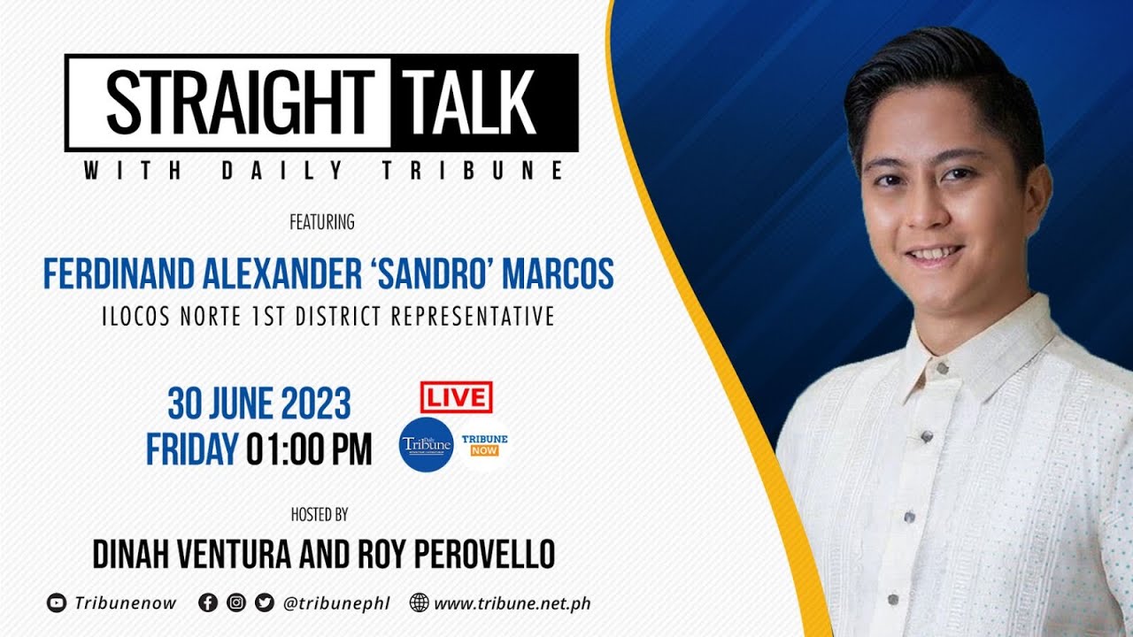 Cong. Sandro Marcos | Straight Talk