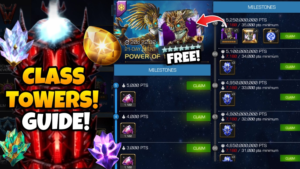 🚨 NEW Class Towers Guide! How the Infinite Tower Mode Works (Skill & Mutant) | MCOC