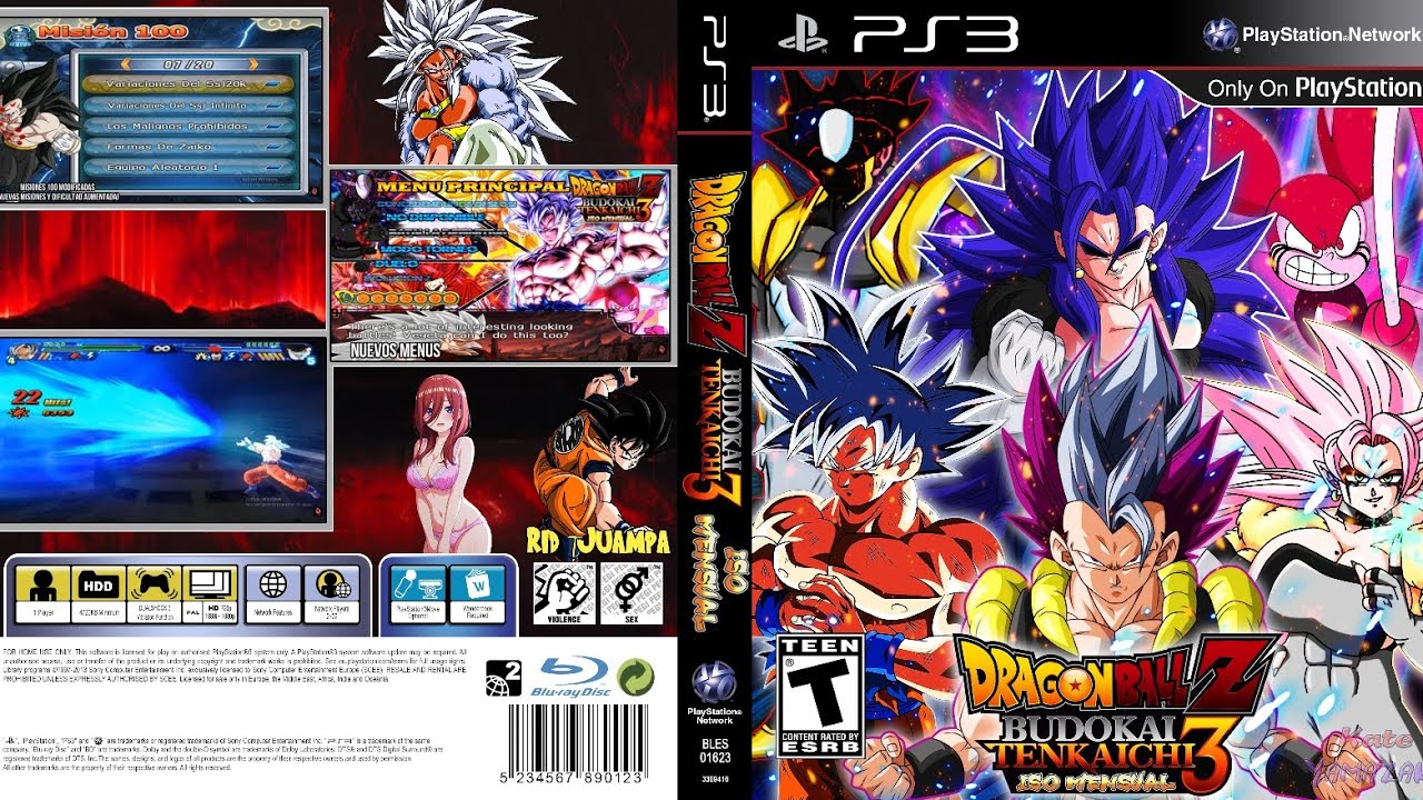 DESCARGA PS3 DRAGON BALL Z BT3 ISO MENSUAL V10 (Rid Juampa) - #dragonball #bt3mods / Ans787Elcrack