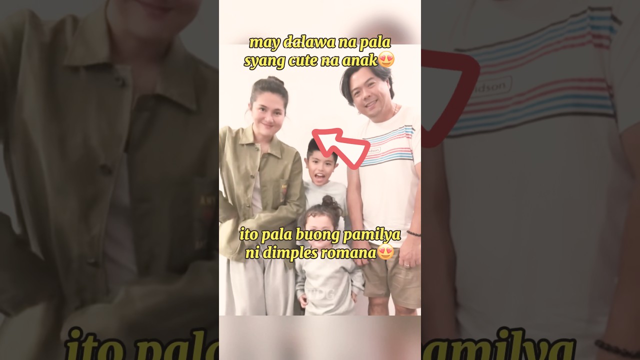dimples romana heto na pala ang pamilya nya 😍 #dimplesromana #viral