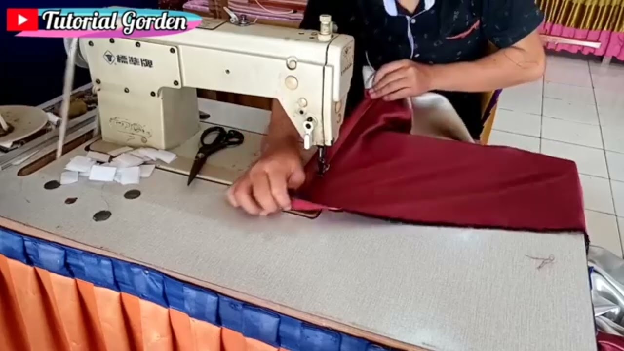Cara menjahit gorden Rumah sendiri