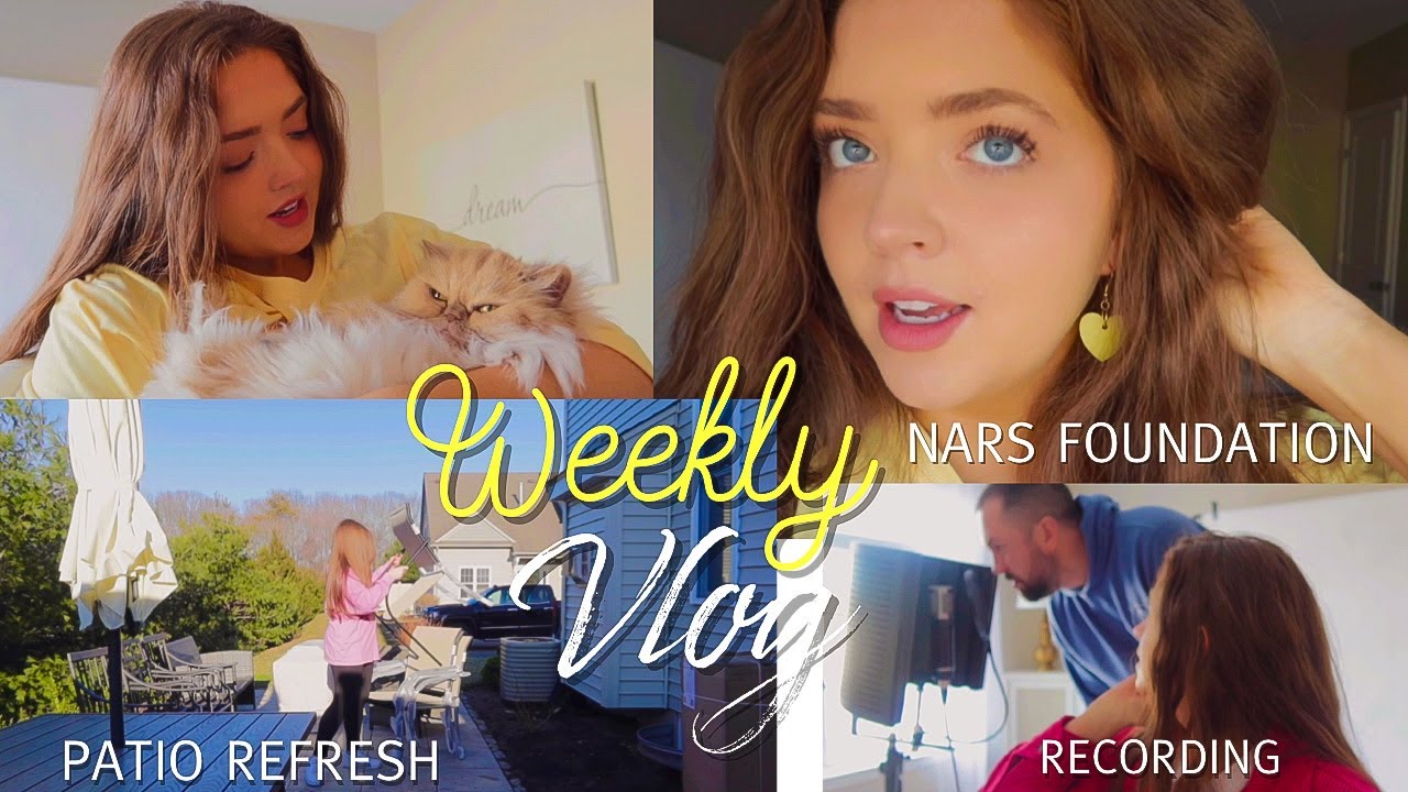 Spring things, New NARS Foundation, Letting my Husband Record in My Studio - WEEKLY VLOG