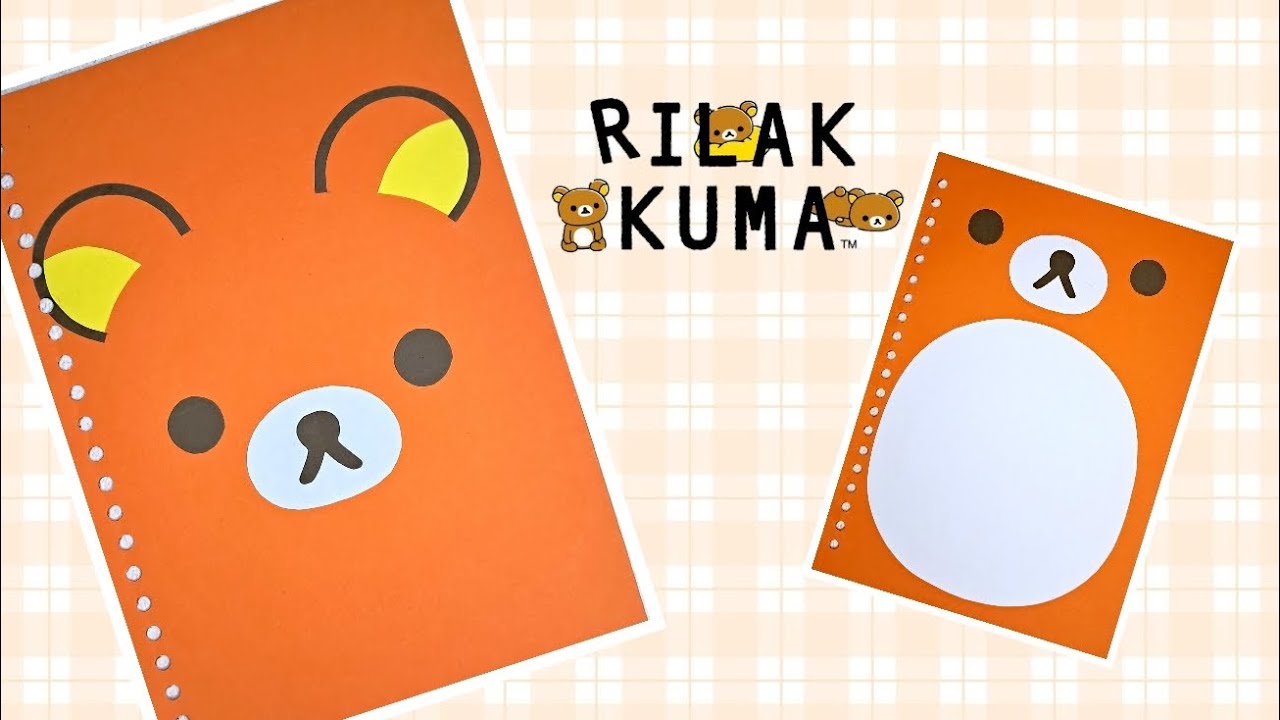 Rilakkuma Binder File Loose Leaf A5 Cover & Refill DIY