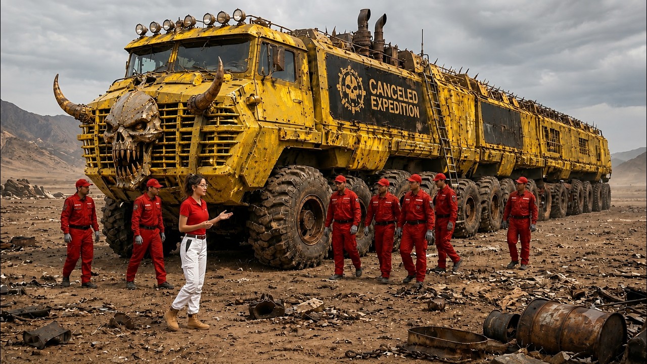 Restored the Abandoned 24-Wheeled Monster Truck &ndash; From Rusty &ldquo;CANCELED EXPEDITION&rdquo; to Ultimate Beast
