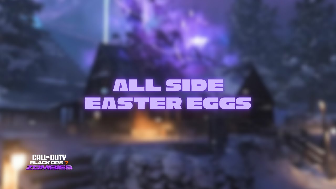 ALL SIDE EASTER EGGS | Ashes of The Damned | BO7 Zombies