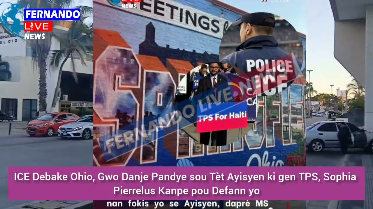 🔥🇺🇸🇭🇹🔥🇭🇹🚨⛳ICE Debake Ohio, Gwo Danje Pandye sou Tèt Ayisyen ki gen TPS. Koute