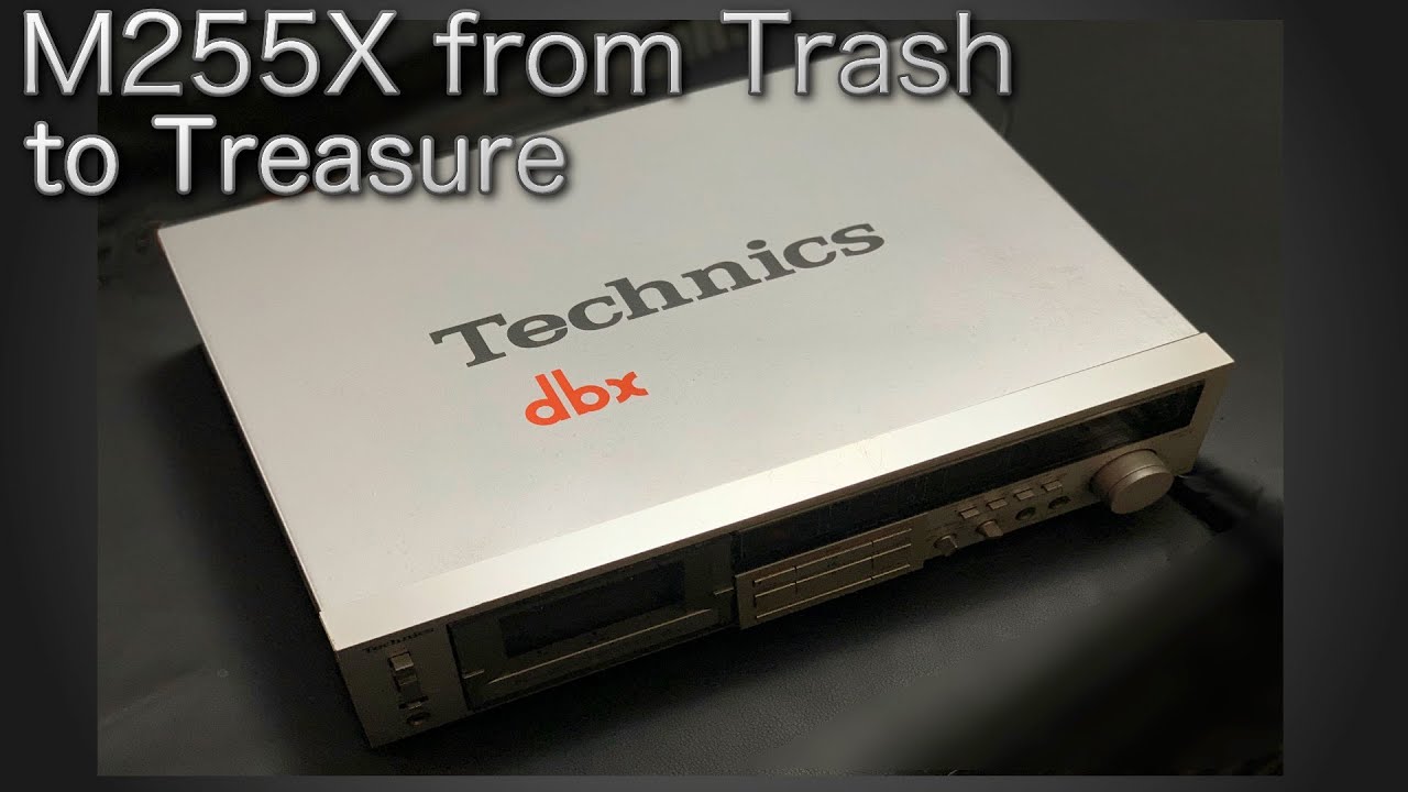Technics M255X Restoration - from junk to top of the line!