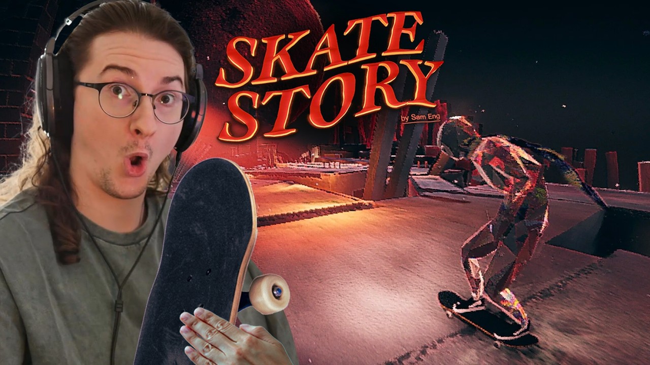 ОЛЕША НАШЕЛ ЛУЧШУЮ ДЕМКУ В СТИМЕ | Нарезка по Skate Story Demo
