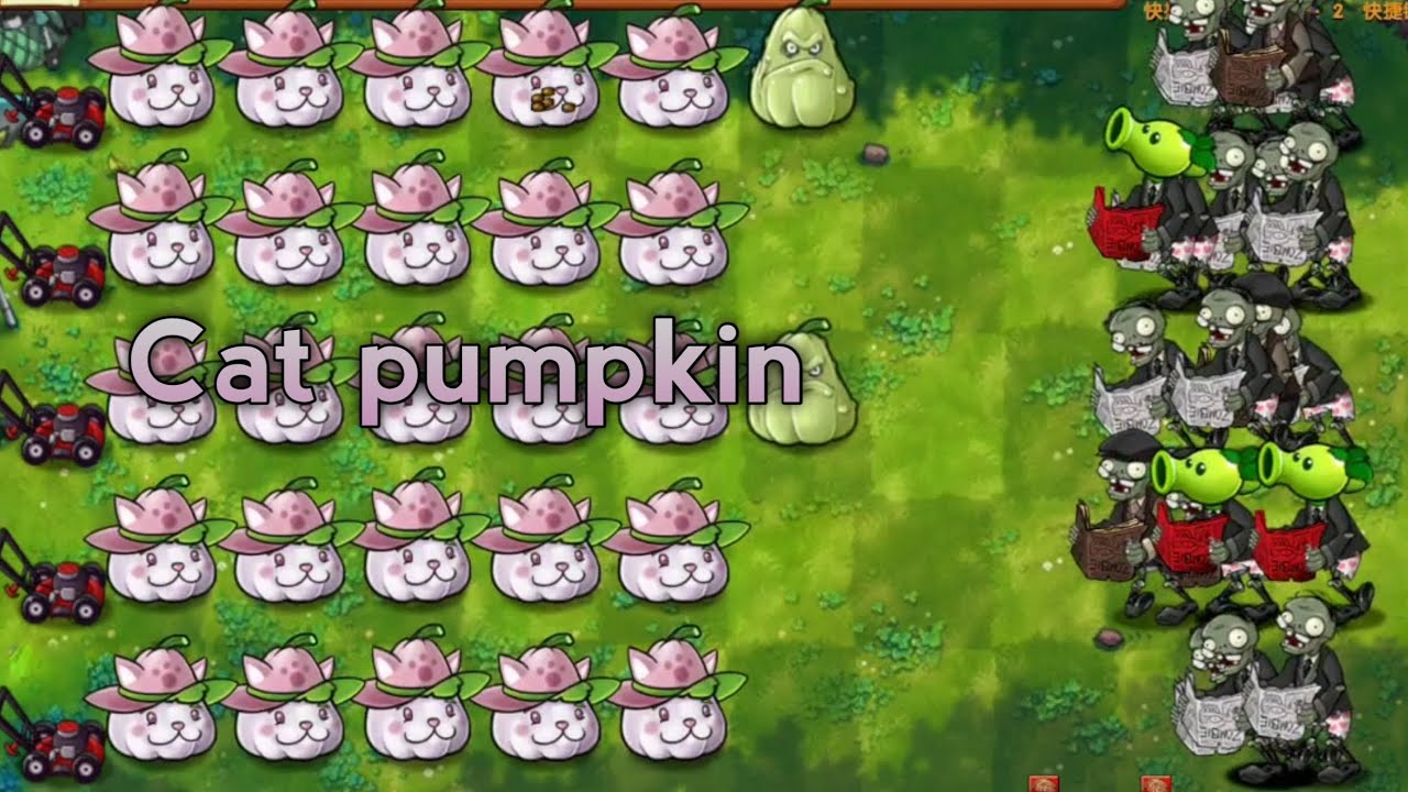 PVZ Fusion Pumpkin | Best Cat Pumpkin Attack