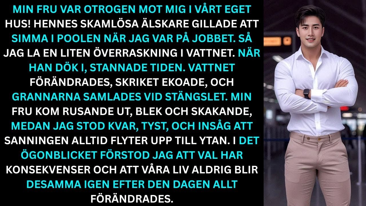 MIN FRU VAR OTROGEN MOT MIG! HENNES ÄLSKARE GILLADE ATT SIMMA I POOLEN, SÅ JAG SATTE EN ...