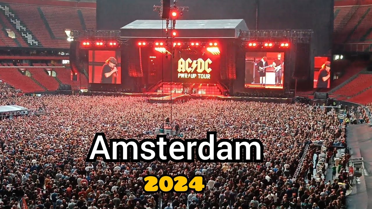 AC/DC - Highlights Before Start To Finish Concert . Live in Amsterdam Johan Cruijff Arena.5 Jun 2024