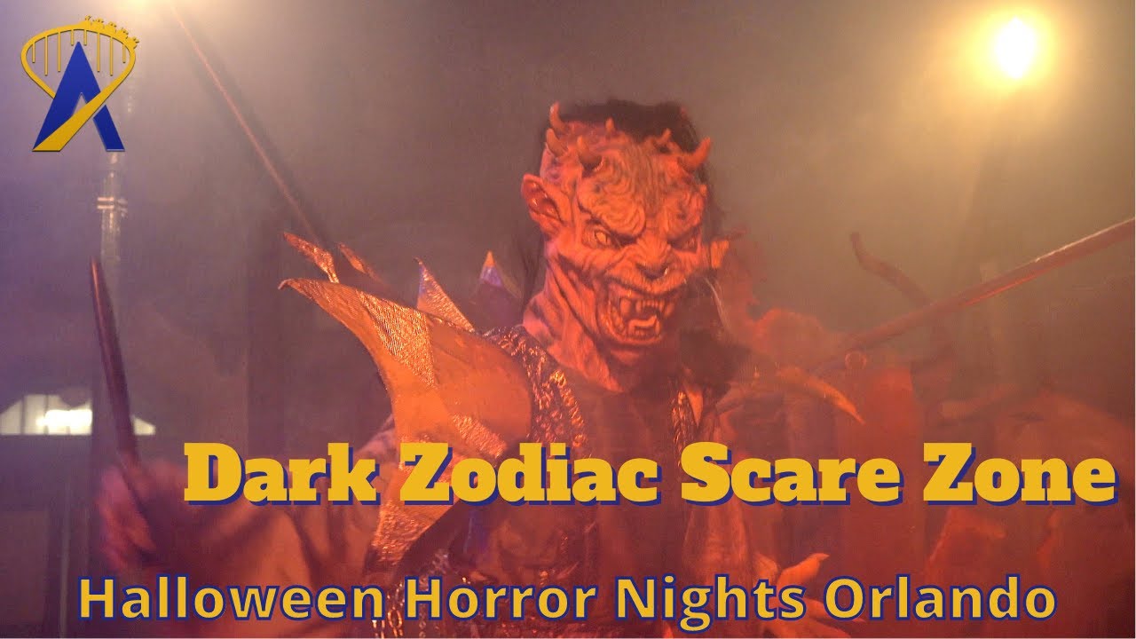 Dark Zodiac&nbsp;Scare Zone at Halloween Horror Nights 2023