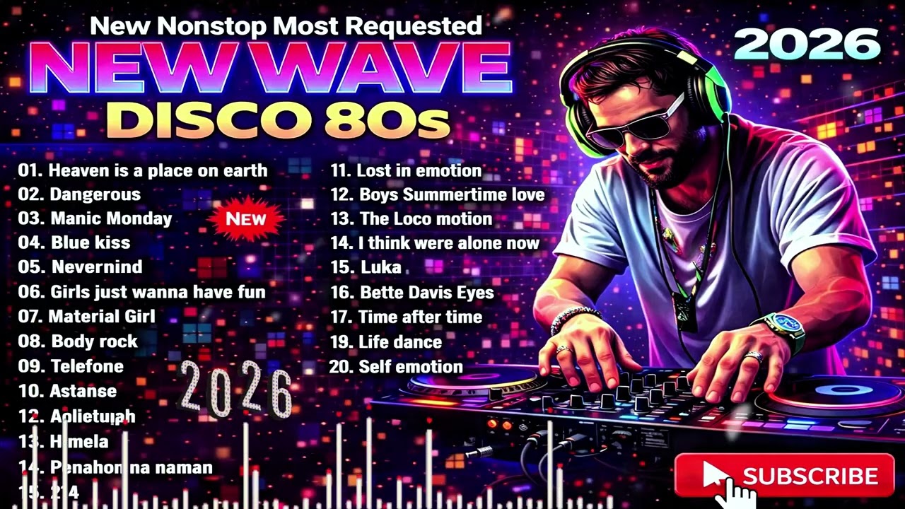 New Best Nonsstop Most Requested New Wave Disco 80s Nonstop Remix