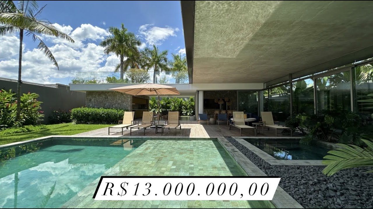 Casa de luxo no Condomínio Jardim Acapulco - Guarujá, á venda por R$13.000.000,00