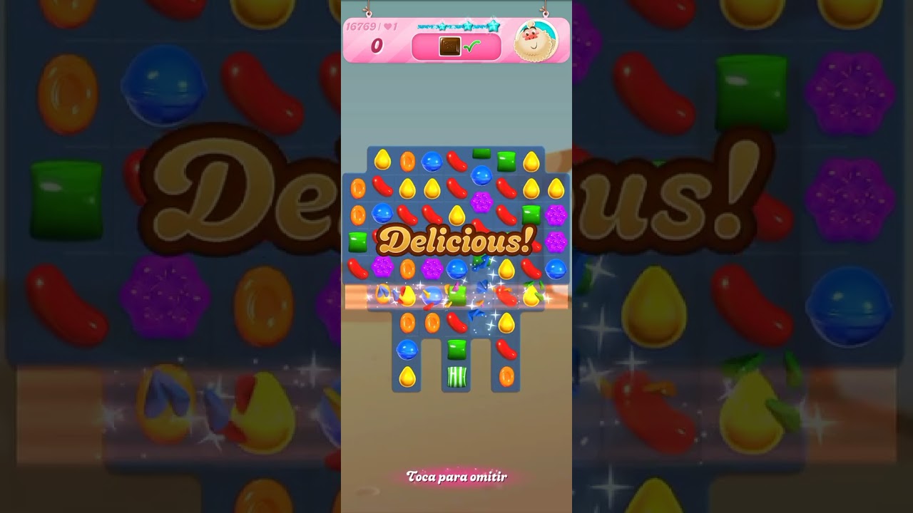 16769 CANDY CRUSH SAGA LEVEL WHITHOUT BOOSTERS 糖果大爆險