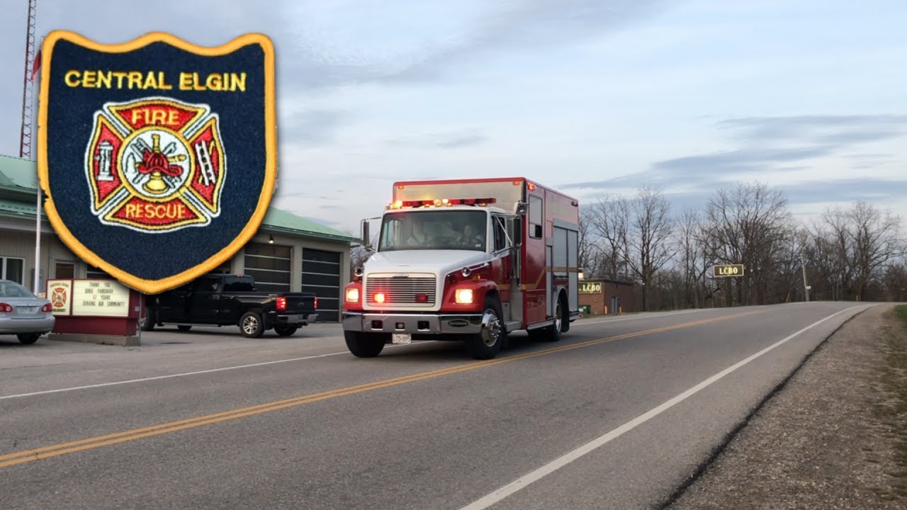 Central Elgin Fire Rescue - Rescue 43 Responding