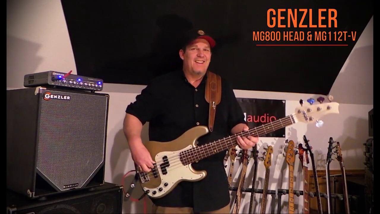 DEMO - GENZLER MG112T-V cab & MG800 head - Andy Irvine