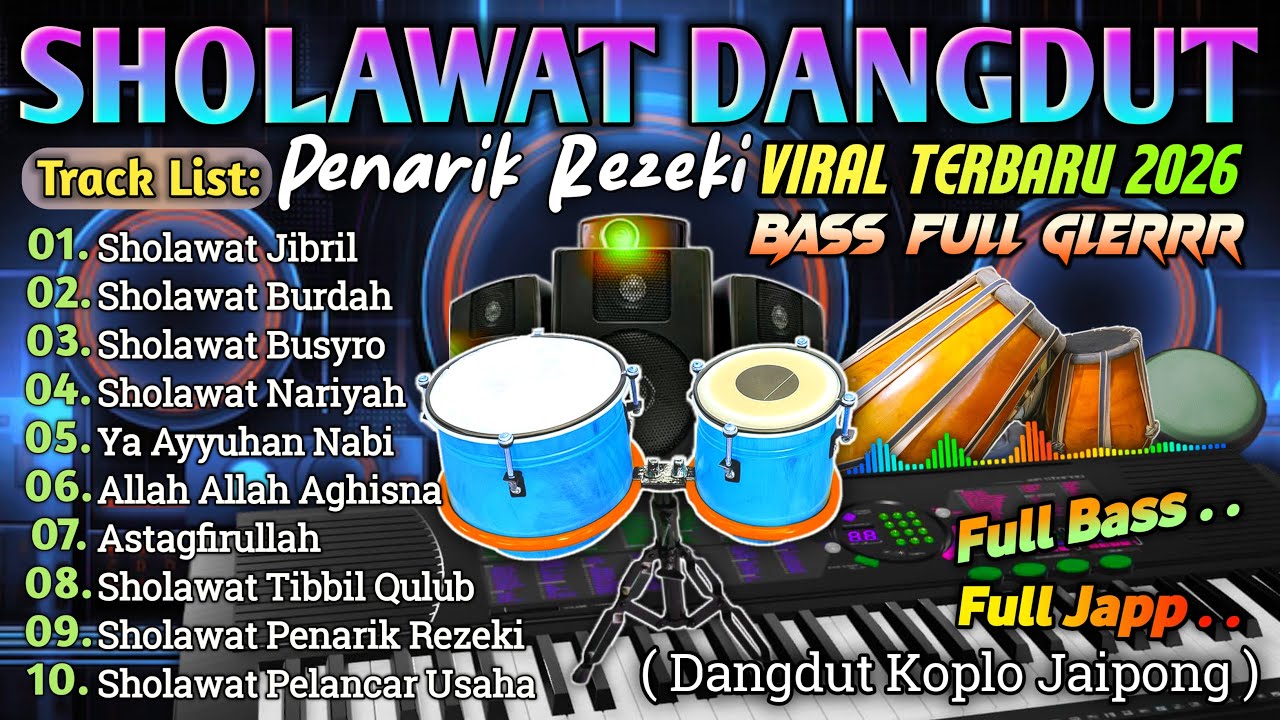 SHOLAWAT JIBRIL PEMBUKA PINTU REZEKI ASTAGHFIRULLAH SHOLAWAT NABI MERDU TERBARU 2026