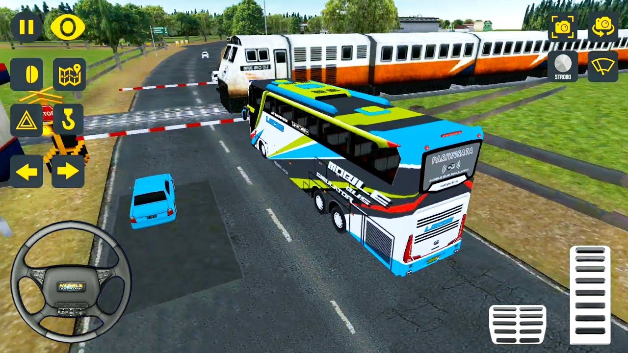 Mobile Bus Driving Simulator: 2019 Update - The Bus Goes To Yogyakarta - Android Gameplay