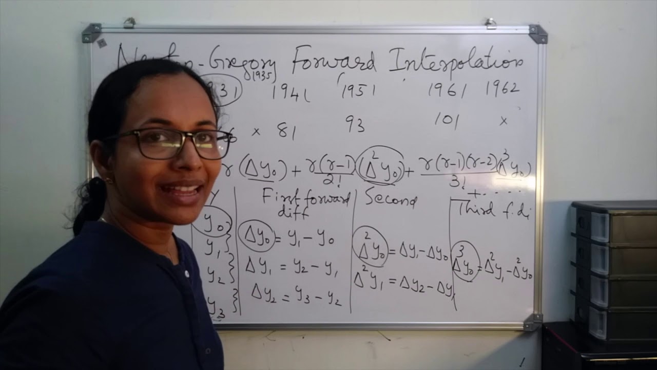 Newton-Gregory Forward Interpolation Formula