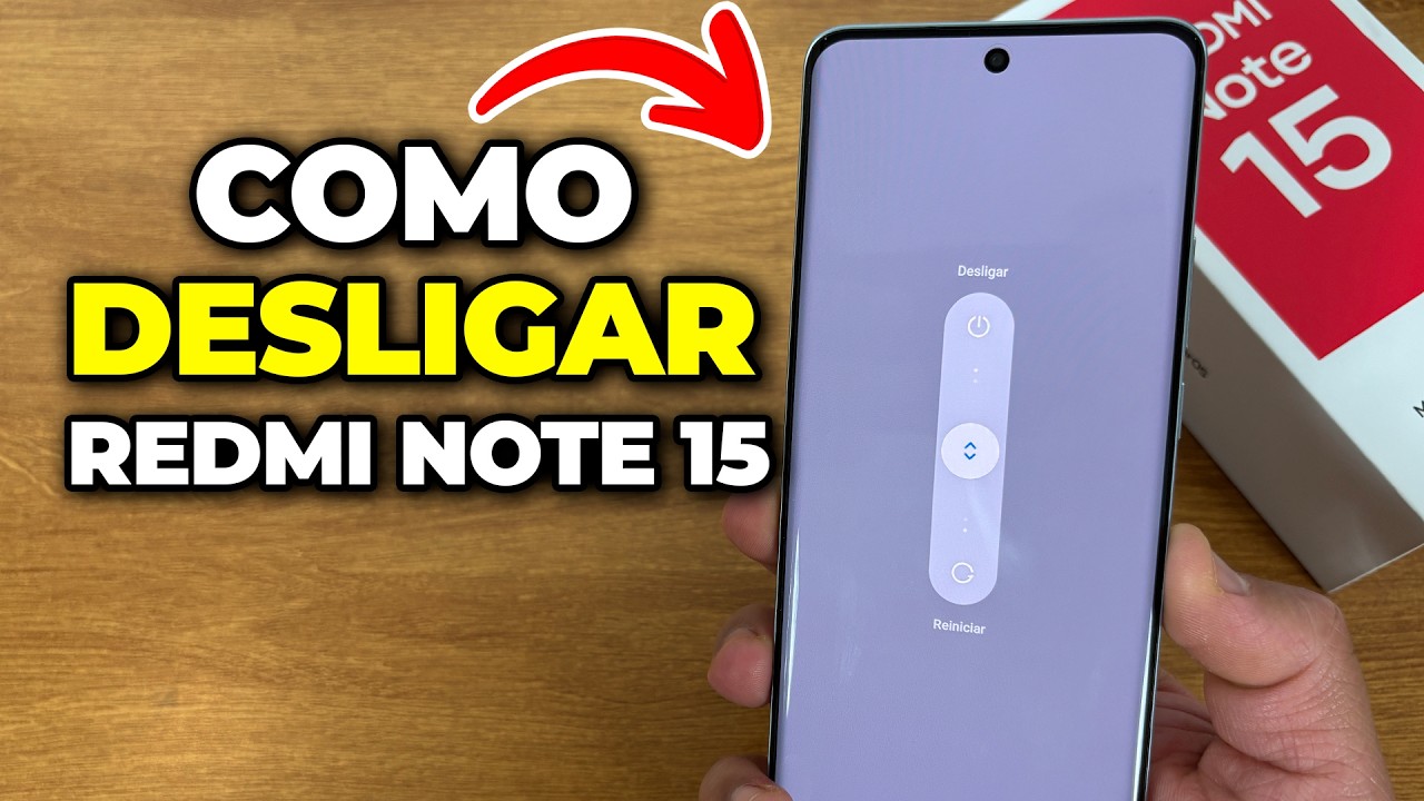 Como Desligar o Xiaomi Redmi Note 15