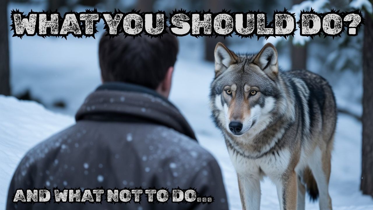 WHAT YOU SHOULD DO WHEN YOU SEE A WOLF?