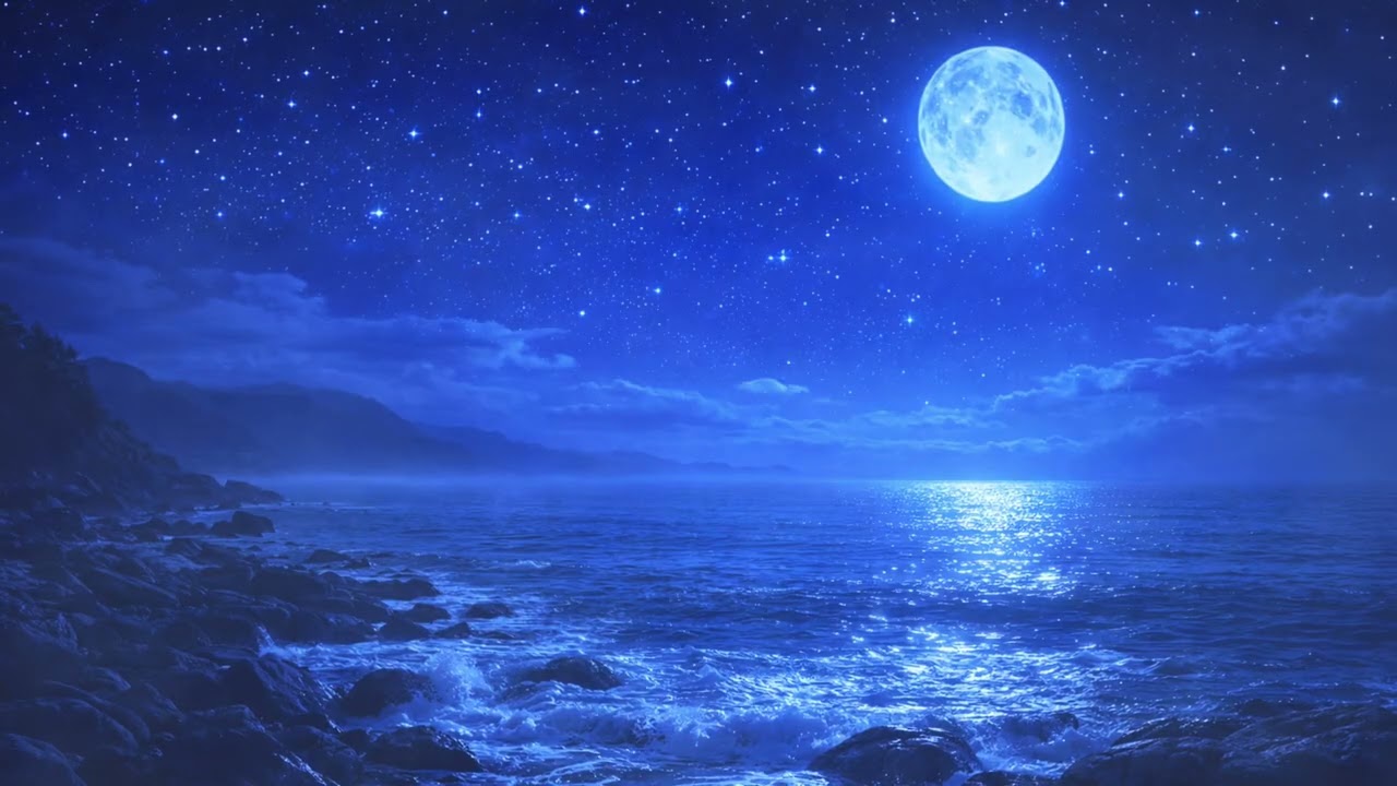 432Hz Deep Sleep Music – Slow Night Waves (2 Hours)