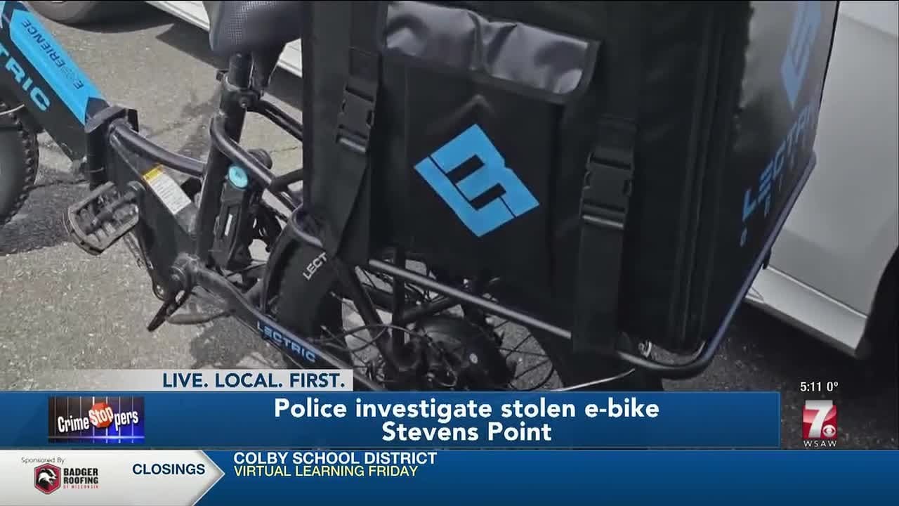 Stevens Point Police searching for man who stole #e-bike from private storage unit