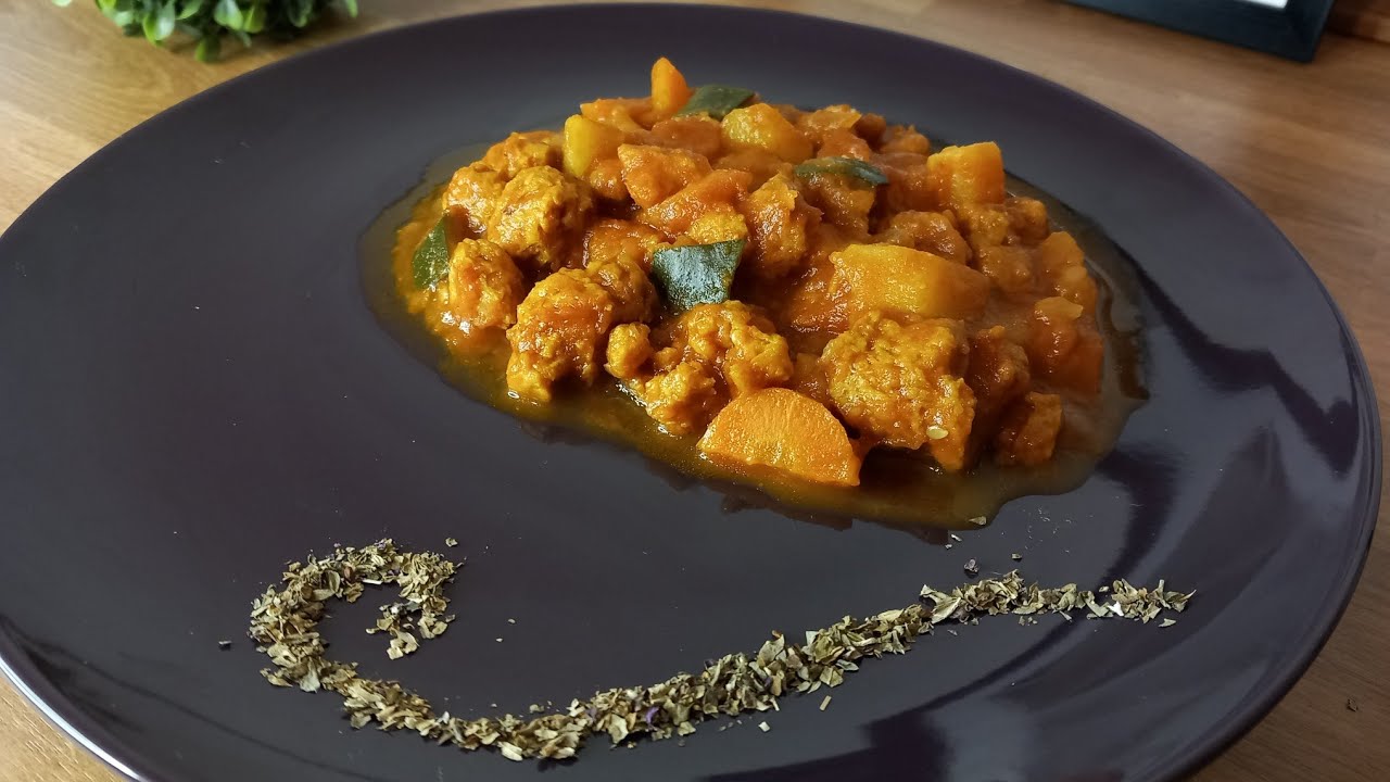 Secondo vegetariano: SPEZZATINO di SOIA di CucinaVEloce🍳FASTcooking-  Vegetarian recipe: SOY STEW😋