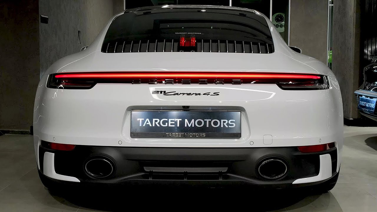 Porsche 911 Carrera 4S 2021 года — Звук, Внешний вид и Детали Интерьера