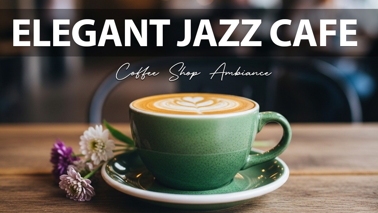 Elegant Jazz Coffee ☕Coffee Shop Ambiance with Relaxing Bossa Nova to Focus on Work, Start the day