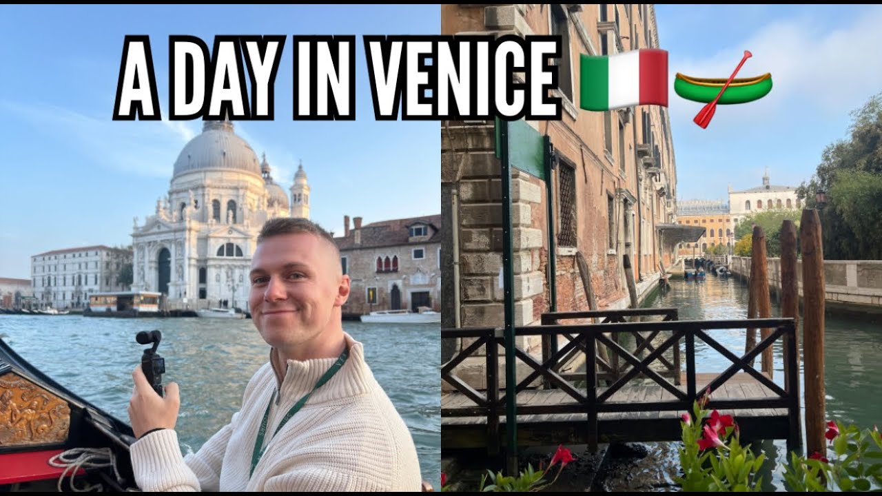 A Day in Venice…🇮🇹 Our first Gondola Ride & Must - See Sights! 🛶