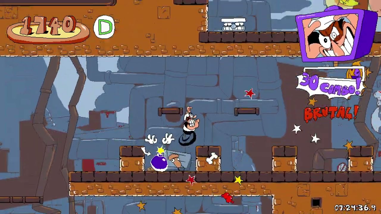 Pizza Tower - Peppibot Factory P Rank