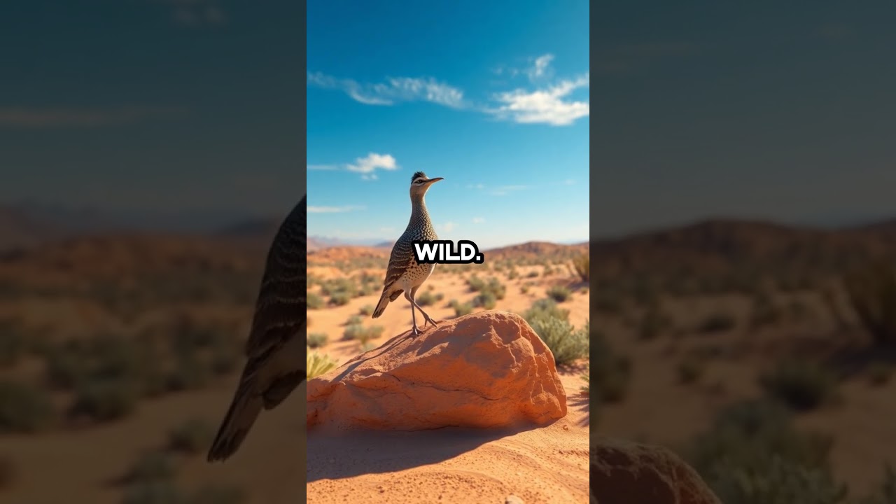 Real Roadrunner Bird Inspired Classic Cartoon Beep-Beep! 🐦✨